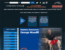Tablet Screenshot of greyhoundchannel.com